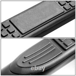 For 99-16 Silverado Sierra Ext/crew Cab Black 3side Step Nerf Bar Running Board