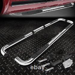 For 99-16 Silverado Sierra Ext/crew Cab Chrome 3 Side Step Bar Running Boards