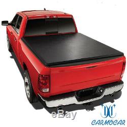 For Silverado 14-18 Sierra 6.5ft Roll-Up Tonneau Cover Fleetside Truck Short Bed
