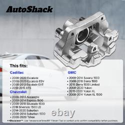 Front Brake Calipers with Bracket Pair 2 for Chevy Silverado 1500 GMC Sierra 1500