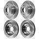 Front & Rear Brake Disc Rotors For Chevy Yukon Suburban Avalanche Gmc Chevrolet