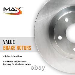 Front & Rear Brake Rotors + Ceramic Pads for Chevy Silverado 1500 GMC Sierra