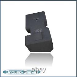 Gmc Sierra Crew Cab 2014- 2018 For Kicker L7T 12 Dual Sub Box Ground-Shaker