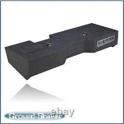 Gmc Sierra Crew Cab 2014- 2018 For Kicker L7T 12 Dual Sub Box Ground-Shaker