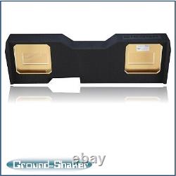 Gmc Sierra Crew Cab 2014- 2018 For Kicker L7T 12 Dual Sub Box Ground-Shaker