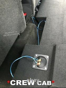Gmc Sierra Crew Cab 2016 For Kicker L7T 12 Dual Sub Box Ground-Shaker