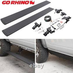 Go Rhino 20404887PC E1 Electric Running Boards for GM Silverado Sierra Crew Cab