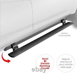 Go Rhino 20404887PC E1 Electric Running Boards for GM Silverado Sierra Crew Cab