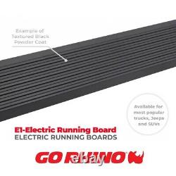Go Rhino 20404887PC E1 Electric Running Boards for GM Silverado Sierra Crew Cab