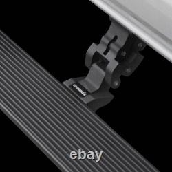 Go Rhino 20404887PC E1 Electric Running Boards for GM Silverado Sierra Crew Cab