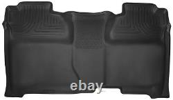 HUSKY 53901 X-Act Contour Floor Mats for Chevy Silverado GMC Sierra Crew Cab 4dr