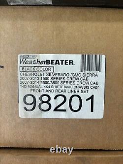 HUSKY WeatherBeater Floor Mats for CHEVY SILVERADO GMC SIERRA CREW CAB 98201