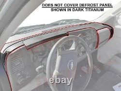 Half Dash Cover for 07-13 Silverado Sierra withDual Glovebox in Dark Titanium