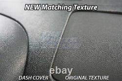 Half Molded Dash Cover Overlay for 07-13 Silverado Sierra in Dark Titanium Grey