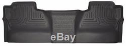 Husky Liners 2014-2018 Chevy Silverado Crew Cab Floor Mats Black Weatherbeater