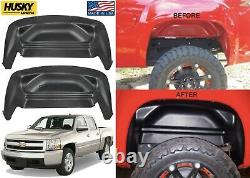 Husky Liners 79001 Rear Wheel Well Guards For 2007-2013 Silverado Sierra New USA