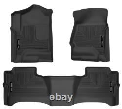 Husky Liners WeatherbeaterT Mats for 14-19 Silverado Sierra 1500/2500/3500 Crew