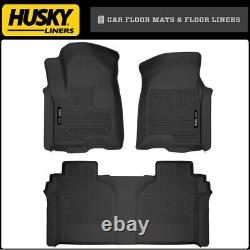 Husky Liners X-ACT CONTOUR Floor Mats for 19-22 Silverado Sierra 1500 Crew Cab