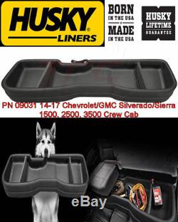 Husky Under Seat Storage Box 2014-2018 Chevy Silverado GMC Sierra Crew Cab 09031