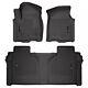 Husky Weatherbeater 1st/2nd Row Floor Liners For Silverado Sierra 1500 Crew Cab
