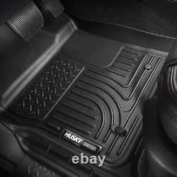 Husky Weatherbeater 1st/2nd Row Floor Liners for Silverado Sierra 1500 Crew Cab