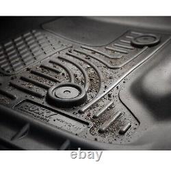 Husky Weatherbeater 1st/2nd Row Tan Floor Liners for Silverado Sierra 1500 Crew