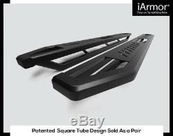 IArmor Aluminum Side Steps Armor Fit 07-18 Chevy Silverado/GMC Sierra Crew Cab