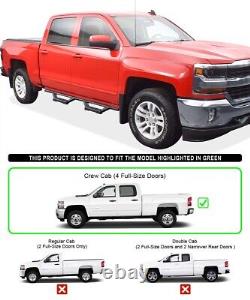 IArmor Stainless Steel Drop Armor Fit 07-18 Chevy Silverado GMC Sierra Crew Cab