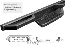 IArmor Steel Pocket Steps Armor Fit 01-07 Chevy Silverado GMC Sierra Crew Cab
