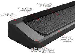 IBoard Black Running Boards Style Fit 07-18 Chevy Silverado GMC Sierra Crew Cab
