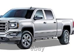 IBoard Running Boards 4 inches Fit 07-18 Chevy Silverado GMC Sierra Crew Cab