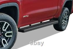 IBoard Running Boards 5-inch Black Fit 19-22 Chevy Silverado GMC Sierra Crew Cab