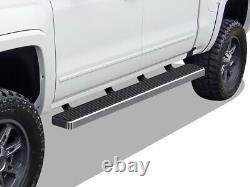 IBoard Running Boards 5 inches Fit 07-18 Chevy Silverado GMC Sierra Crew Cab