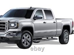 IBoard Running Boards 5 inches Fit 07-18 Chevy Silverado GMC Sierra Crew Cab