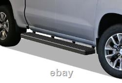 IBoard Running Boards 6-inch Black Fit 19-22 Chevy Silverado GMC Sierra Crew Cab