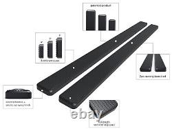 IBoard Running Boards 6-inch Black Fit 19-22 Chevy Silverado GMC Sierra Crew Cab