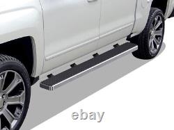 IBoard Running Boards 6 inches Fit 07-18 Chevy Silverado GMC Sierra Crew Cab