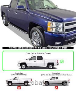 IBoard Running Boards Style Fit 01-07 Chevy Silverado GMC Sierra Crew Cab
