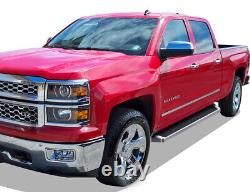 IBoard Running Boards Style Fit 01-07 Chevy Silverado GMC Sierra Crew Cab