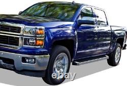 IBoard Running Boards Style Fit 07-18 Chevy Silverado GMC Sierra Crew Cab