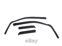 In-channel Window Visors For Chevy Silverado 2019-2021 (full Set) Crew Cab