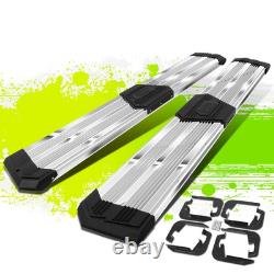 J2 10 Polished SS Step Bar Running Boards for Silverado Sierra Crew Cab 07-19