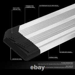 J2 10 Polished SS Step Bar Running Boards for Silverado Sierra Crew Cab 07-19