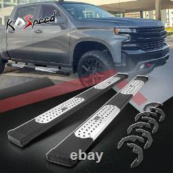 J2 6.5 W Running Board Side Step Nerf Bar for 19-22 Silverado Sierra Crew Cab