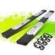 J2 6.5 Wide Stainless Steel Running Boards For Silverado Sierra Crew Cab 07-19