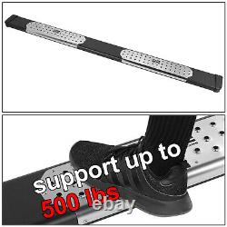 J2 6.5 Wide Stainless Steel Running Boards for Silverado Sierra Crew Cab 07-19