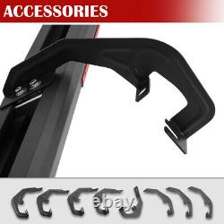 J2 6 W SS Running Board Side Step Nerf Bar for 07-19 Silverado Sierra Crew Cab