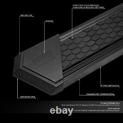 J2 8 Wide Blk Honeycomb Running Board For 2019-2021 Silverado Sierra Crew Cab