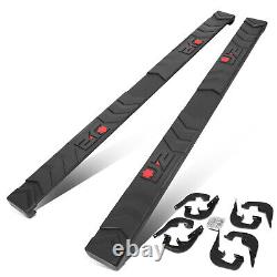 J2 Fit 07-19 Silverado Sierra Crew Cab 6.25 Flat Side Step Bar Running Boards