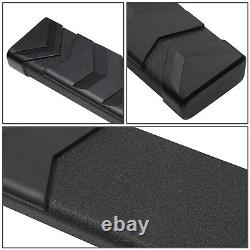 J2 Fit 07-19 Silverado Sierra Crew Cab 6.25 Flat Side Step Bar Running Boards